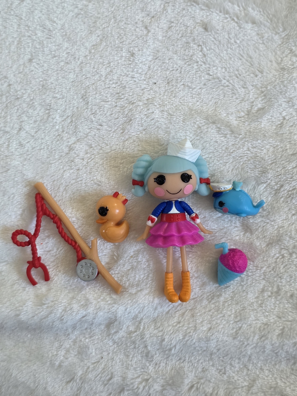 Mini Lalaloopsy Silly Funhouse Marina Anchors Figure Set - 100% Complete